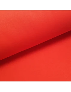 Tissu, Sweat Épais Uni, Rouge, Laize 160 cm, Coton Polyester