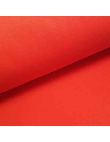 Tissu, Sweat Épais Uni, Rouge, Laize 160 cm, Coton Polyester