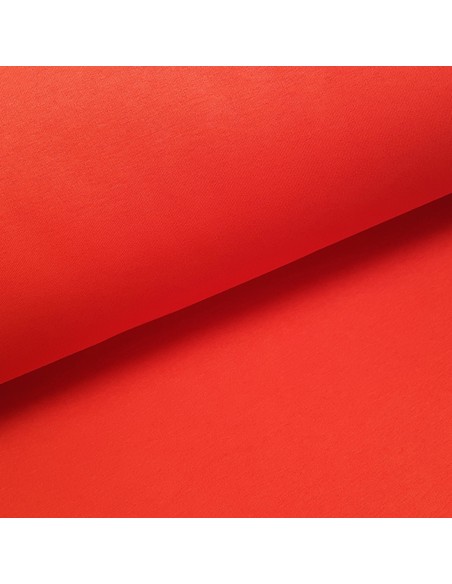 Tissu, Sweat Épais Uni, Rouge, Laize 160 cm, Coton Polyester