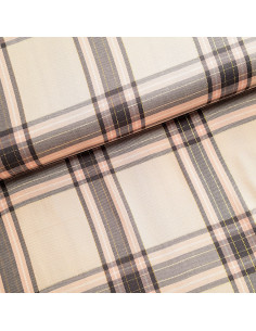 Viscose jacquard, motif tartan