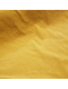 Tissu, Velours Milleraies Uni, Jaune, Laize 135 cm, 97% Coton 3% Elasthanne