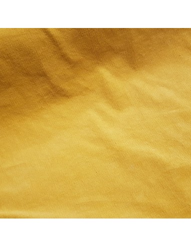 Tissu, Velours Milleraies Uni, Jaune, Laize 135 cm, 97% Coton 3% Elasthanne