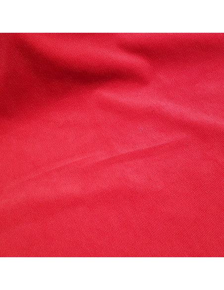 Velours milleraies, rouge