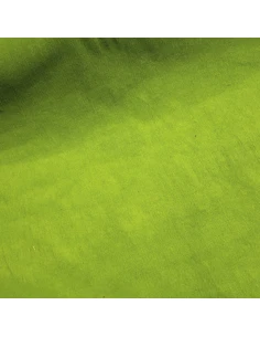 Tissu, Velours Milleraies Uni, Vert Pomme, Laize 135 cm, 97% Coton 3% Élasthanne