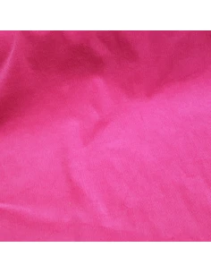 Tissu, Velours Milleraies Uni, Rose Fuchsia, Laize 135 cm, 97% Coton 3% Elasthanne 358g/ml