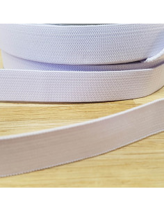 Élastique maille, 20mm, blanc