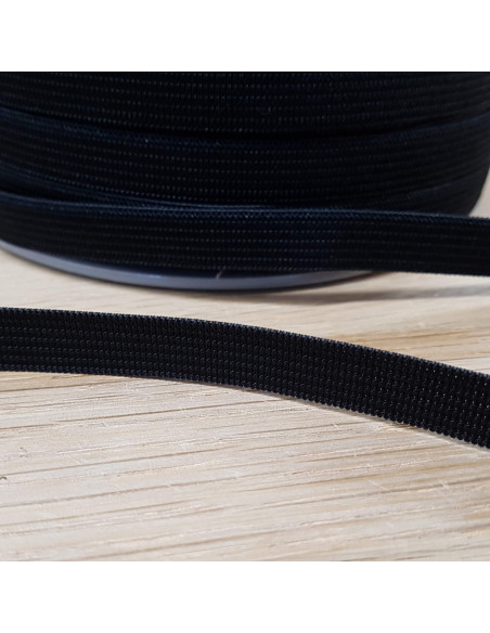 Élastique maille, 11mm, noir