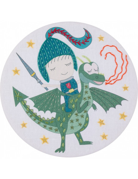 Le petit kit à broder à 4 mains, Dragon