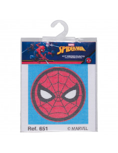 Kit canevas enfant 12x12, spiderman