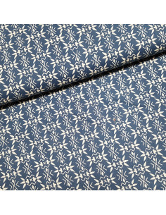 Popeline de coton, flocons