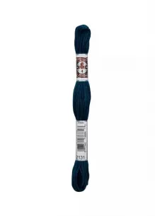 Fil à broder, Retors Mat DMC Art 89, 10 m, Bleu pétrole (2131)