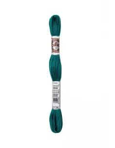 Fil à broder, Retors Mat DMC Art 89, 10 m, Vert Véronèse (2134)