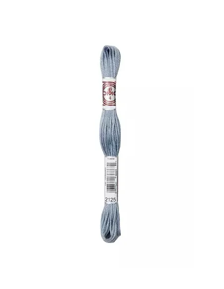 Fil à broder, Retors Mat DMC Art 89, 10 m, Bleu orage (2125)