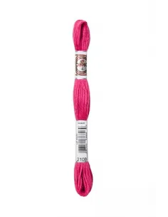 Fil à broder, Retors Mat DMC Art 89, 10 m, Verveine rose (2108)