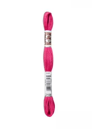 Fil à broder, Retors Mat DMC Art 89, 10 m, Verveine rose (2108)
