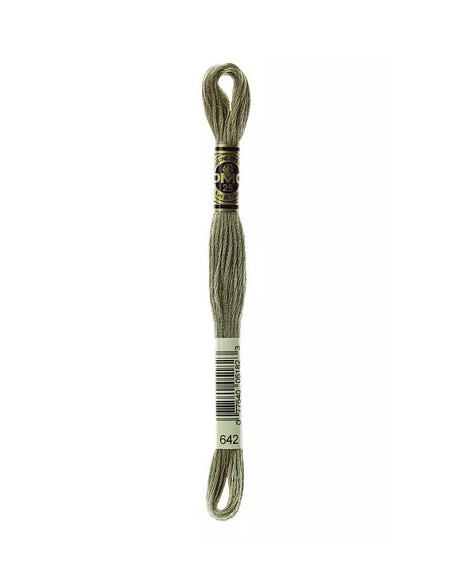 Fil à broder, Gris terre d'ombre , 642