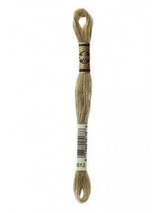 Fil à broder, Mouliné Spécial DMC Art 117, 8 m, Jute (612)