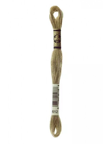 Fil à broder, Mouliné Spécial DMC Art 117, 8 m, Jute (612)