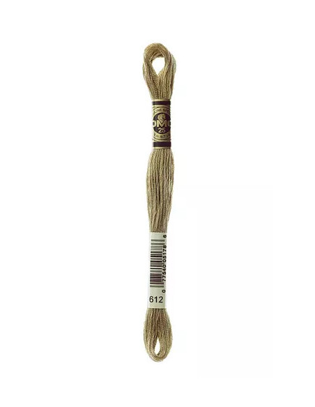 Fil à broder, Mouliné Spécial DMC Art 117, 8 m, Jute (612)