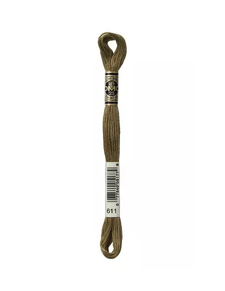 Fil à broder, Mouliné Spécial DMC Art 117, 8 m, Sisal (611)