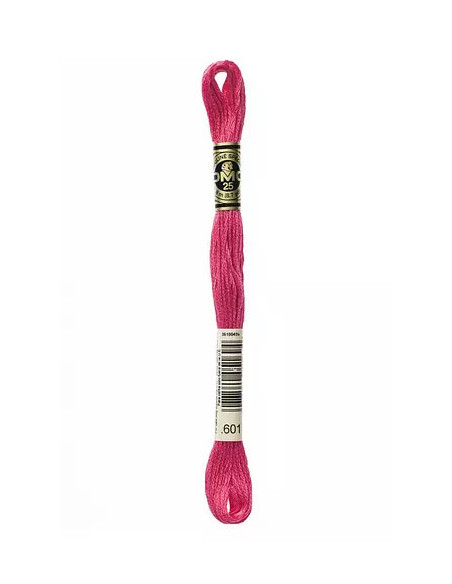 Fil à broder, Mouliné Spécial DMC Art 117, 8 m, Rose impatience (601)