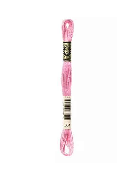 Fil à broder, Jacinthe rose , 604