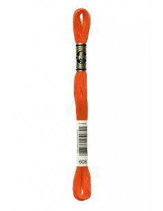 Fil à broder, Coquelicot, 608