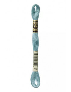 Fil à broder, Mouliné Spécial DMC Art 117, 8 m, Lagune turquoise (598)