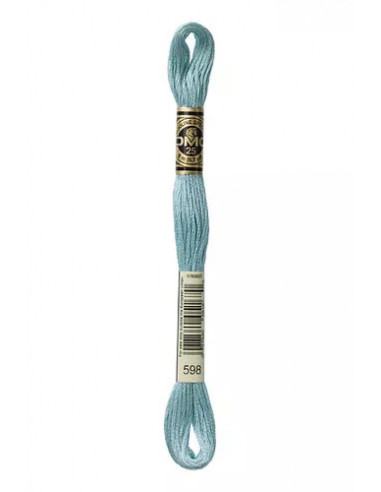 Fil à broder, Mouliné Spécial DMC Art 117, 8 m, Lagune turquoise (598)