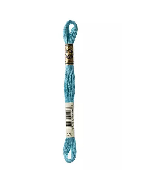 Fil à broder, Banquise bleue, 597