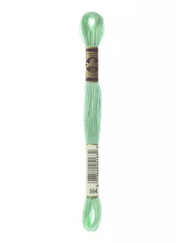 Fil à broder, Mouliné Spécial DMC Art 117, 8 m, Vert malachite clair (564)