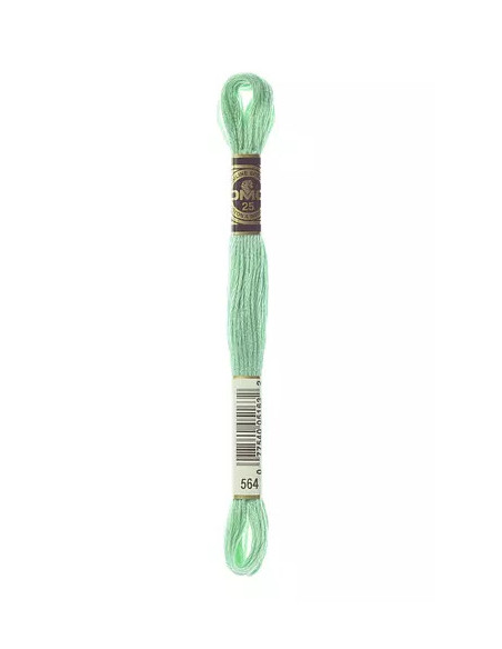 Fil à broder, Mouliné Spécial DMC Art 117, 8 m, Vert malachite clair (564)