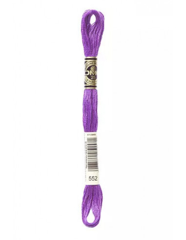Fil à broder, Mouliné Spécial DMC Art 117, 8 m, Violette (552)