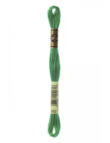 Fil à broder, Mouliné Spécial DMC Art 117, 8 m, Malachite (562)