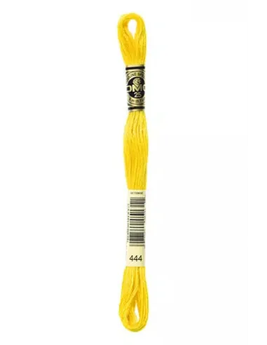 Fil à broder, Mouliné Spécial DMC Art 117, 8 m, Jaune vif (444)