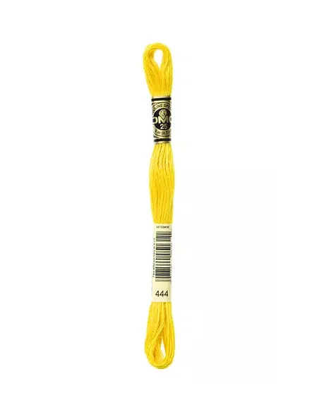 Fil à broder, Mouliné Spécial DMC Art 117, 8 m, Jaune vif (444)