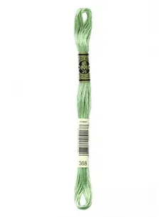 Fil à broder, Mouliné Spécial DMC Art 117, 8 m, Vert Nil (368)