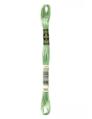 Fil à broder, Mouliné Spécial DMC Art 117, 8 m, Vert Nil (368)