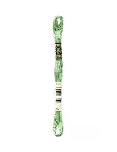 Fil à broder, Mouliné Spécial DMC Art 117, 8 m, Vert Nil (368)