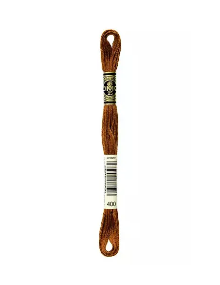 Fil à broder, Mouliné Spécial DMC Art 117, 8 m, Marron profond (400)