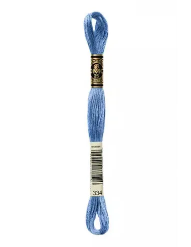 Fil à broder, Mouliné Spécial DMC Art 117, 8 m, Indigo clair (334)