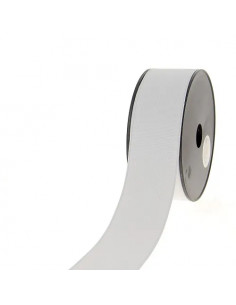 Élastique côtelé, 60mm, blanc