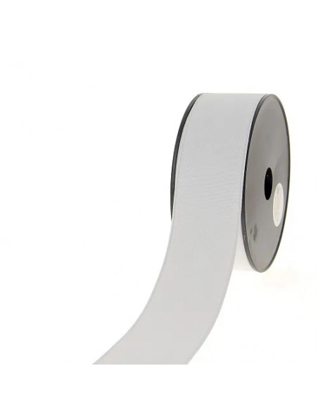 Élastique côtelé, 60mm, blanc