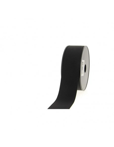 Élastique côtelé, 60mm, noir