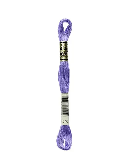 Fil à broder, Mouliné Spécial DMC Art 117, 8 m, Glycine violette (340)