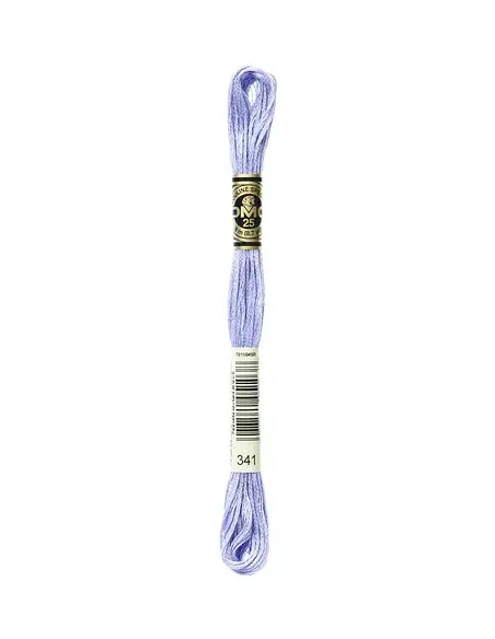 Fil à broder, Mouliné Spécial DMC Art 117, 8 m, Bleu hortensia (341)