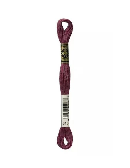 Fil à broder, Mouliné Spécial DMC Art 117, 8 m, Lilas fané (315)