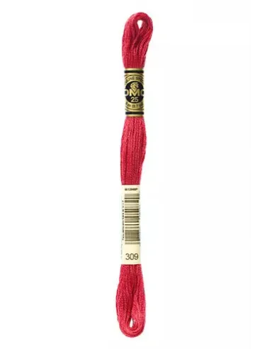 Fil à broder, Mouliné Spécial DMC Art 117, 8 m, Rose framboise écrasée (309)