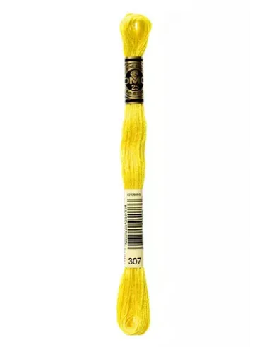 Fil à broder, Mouliné Spécial DMC Art 117, 8 m, Citron (307)
