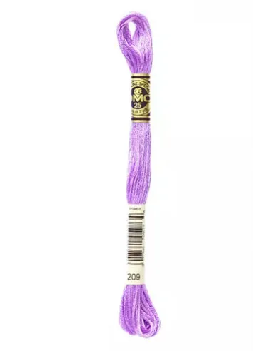 Fil à broder, Mouliné Spécial DMC Art 117, 8 m, Lilas (209)